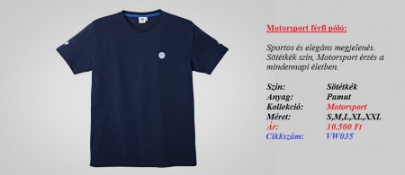 Motorsport férfi póló